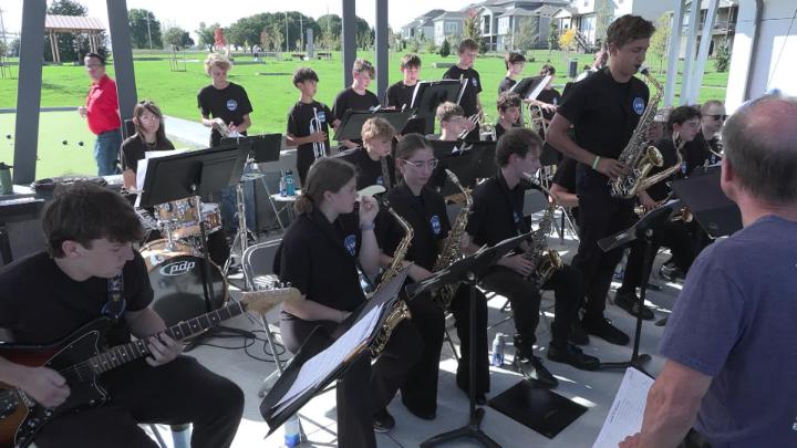 Thumbnail image for Shawnee Mission South Jazz Band Bietigheim-Bissingen Park Dedication September 29, 2025